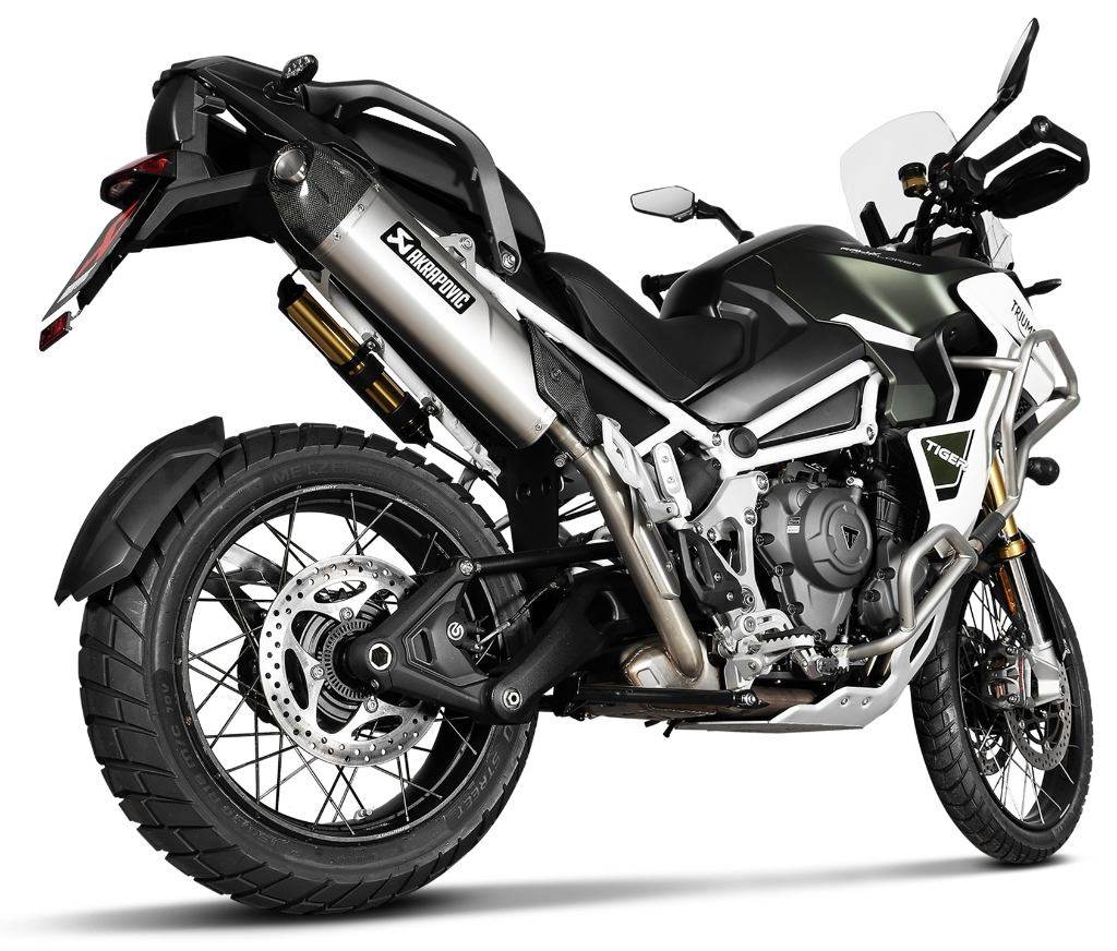AKRAPOVIC アクラポビッチ スリップオンライン チタン スリップオンマフラー TIGER 1200 GT RALLY TRIUMPH トライアンフ マフラー