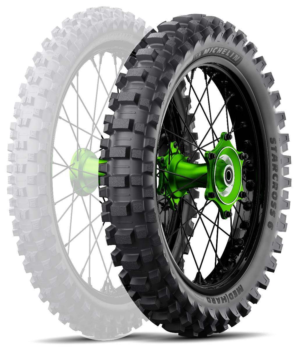 MICHELIN ミシュラン STARCROSS 6 MEDIUM HARD 【100/90-19 M/C 57M TT】 スタークロス ミディアム ハード タイヤ MC125 CR125R CRF250R TC250 TC125 KDX200SR KX125 KX250F KX250 2st 125SX 250SX-F 150SX RM125 RM-Z250 RM-Z450 YZ125 YZ250F オフロードタイヤ|ウェビック 店