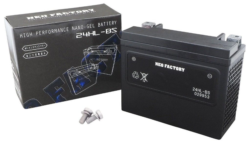 Neofactory ネオファクトリー ハイパフォーマンスバッテリー 【24HL-BS】 FLモデル FLHモデル FLTモデル FLHTモデル HARLEY-DAVIDSON ハーレーダビッドソン 鉛系バッテリー バッテリー関連|ウェビック 店