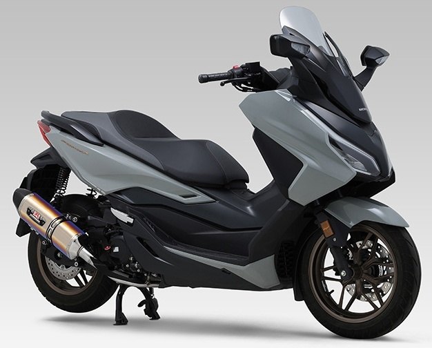 YOSHIMURA ヨシムラ 機械曲R-77Jサイクロン EXPORT SPEC 政府認証 FORZA HONDA ホンダ フルエキゾーストマフラー マフラー タイプ：STB(チタンブルーカバー)｜ウェビック　店