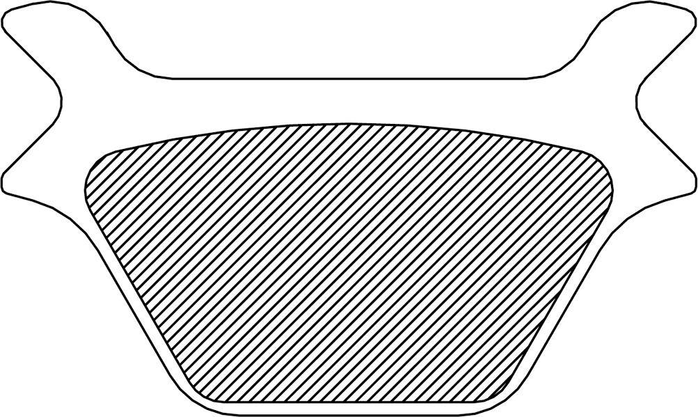 Drag Specialties ドラッグスペシャリティーズ ブレーキパッド ドラッグオーガニック 【BRAKE PAD-DRAG ORGANIC [1720-0206]】 HARLEY-DAVIDSON ハーレーダビッドソン ブレーキ