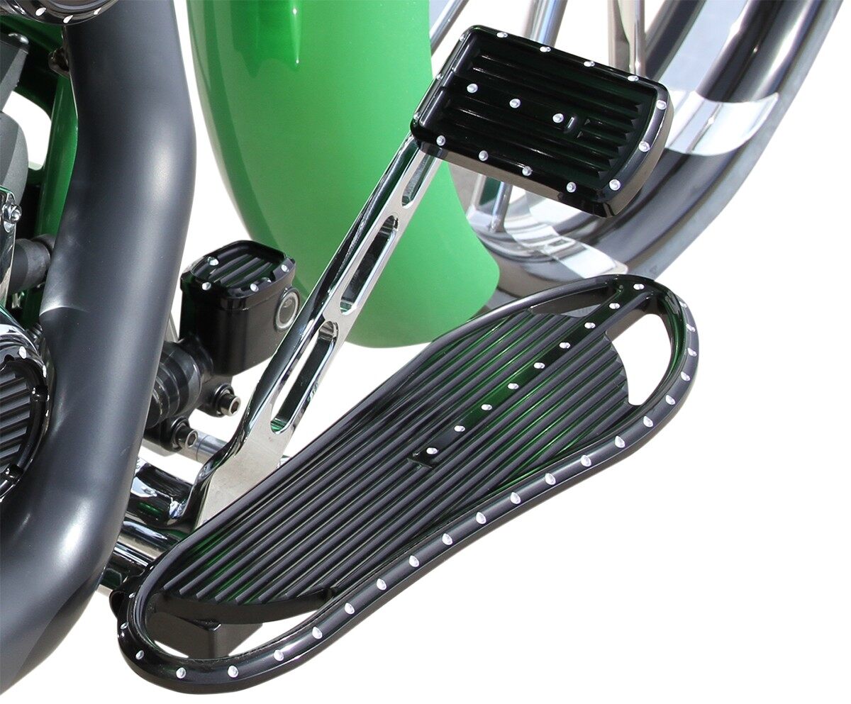 COVINGTONS コビングトン ステップ ディンプル ブラック 【FLOORBOARDS DIMP BLK [1621-0668]】 HARLEY-DAVIDSON ハーレーダビッドソン フロアボード・ステップボード 足回り｜ウェビック　店