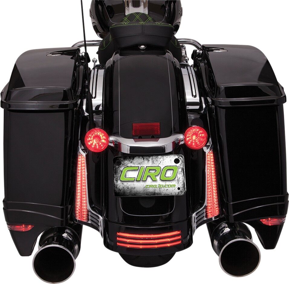 CIRO チロ マーカーライトS/B パネル クローム14- 【LIGHT S/B PNL CHR 14- [2040-1928]】 Road Glide Custom - FLTRX 2015 2017 Special-FLTRXS Street EFI FLHX 2014 Special FLHXS HARLEY-DAVIDSON ハーレーダビッドソン LED電装・LEDドレスアップパーツ 灯火類 電装系