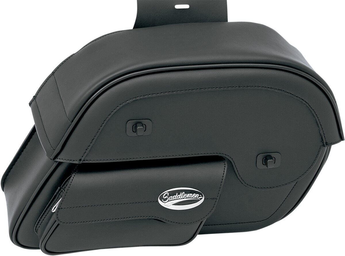 SADDLEMEN サドルメン サドルバッグ ポーチ付き CRSN LG用 【SBAG-W/POUCH LG [3501-0384]】 サイドバッグ 車体用バッグ・ケース