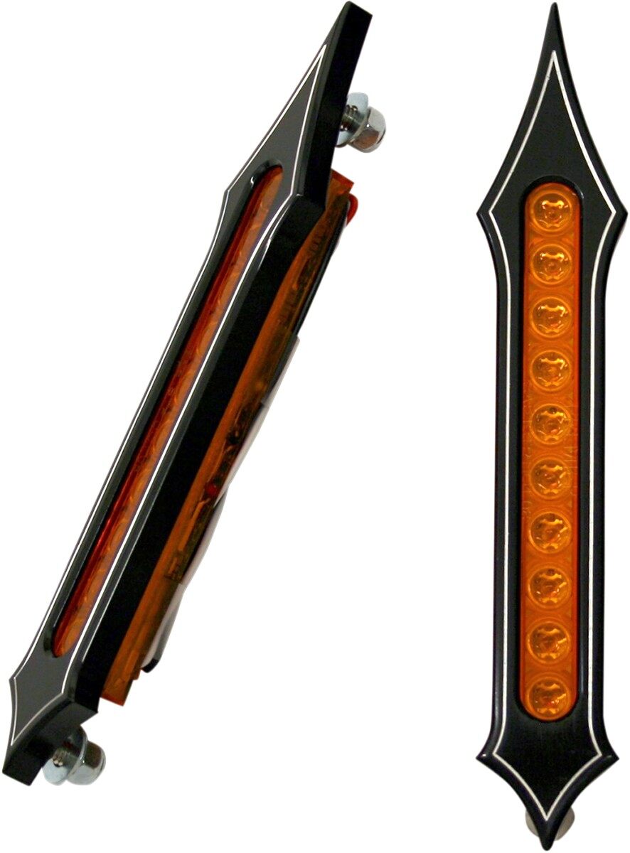 ACCUTRONIX アキュトロニクス サドルバッグランプ スロット ブラック/アンバーLED 【LIGHT BAG SLOT BLK/AMBLED [2040-1754]】 その他パニアケースオプション・補修部品 車体用バッグ・ケース 28,070円