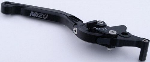MiZU ミズ Brake Lever，including ABE，Black CB125R CB500F CBR500R MSX125 Z300 Z400 HONDA ホンダ KAWASAKI カワサキ ブレーキレバー ハンドル周辺パーツ ハンドル