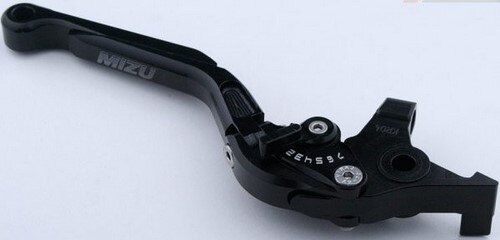 MiZU ミズ Brake Lever，including ABE，Black ER-6f ER-6n VERSYS 650 KAWASAKI カワサキ ブレーキレバー ハンドル周辺パーツ ハンドル｜ウェビック　店