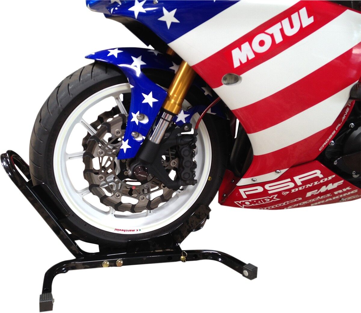 POWERSTANDS RACING パワースタンズレーシング WHEEL CHOCK-ROLL ON [3911-0048] フロントスタンド