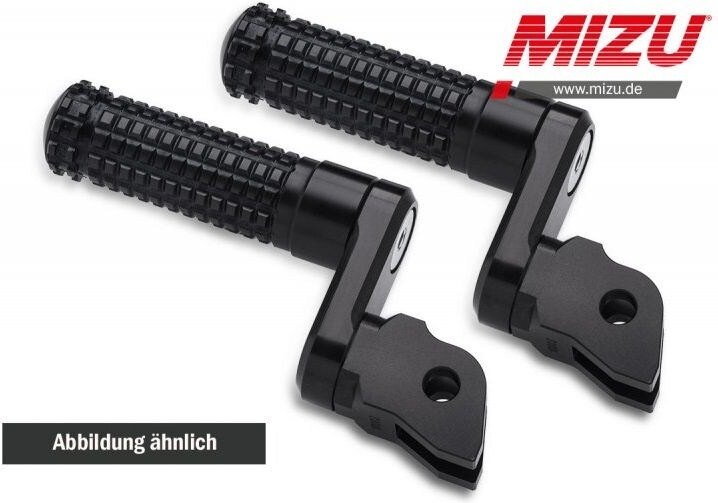 MiZU ミズ Flex Race driver&rsquo;s footpeg，including ABE，Black/Black フットペグ ステップ 足回り｜ウェビック　店