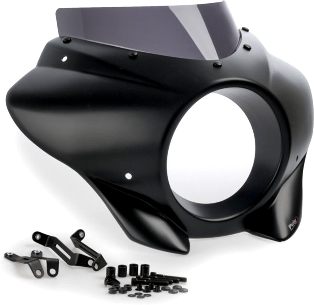 Puig プーチ セミフェアリング ミラージュ スポーツ(Mirage Semifairing) FXBB SOFTAIL STREETBOB HARLEY-DAVIDSON ハーレーダビッドソン ビキニカウル カウル関連 外装