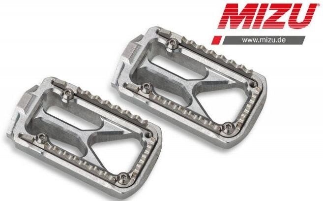 MiZU ミズ Dirt Bike driver’s footpeg，Silver/Black 1290 SUPER ADVENTURE R S T 790 KTM フットペグ ステップ 足回り