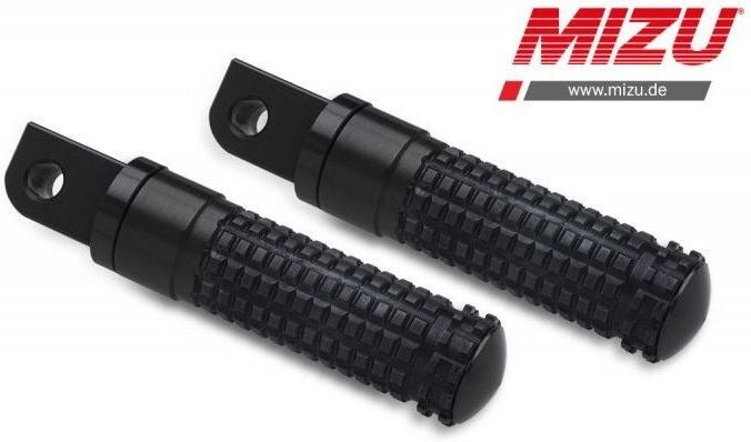 MiZU ミズ Race passenger’s footpeg，including ABE，Black/Black タンデムステップ・タンデムブラケット ステップ 足回り