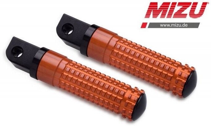 MiZU ミズ Race passenger’s footpeg，including ABE，Black/Orange CB1100 NC750S HONDA ホンダ タンデムステップ・タンデムブラケット ステップ 足回り