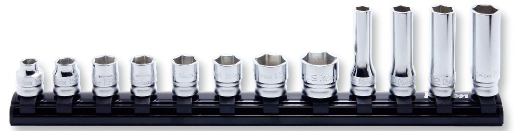 ko-ken コーケン Z-EAL 3／8'(9.5mm)SQ. 6角ソケット／ディープソケット混合レールセット その他、工具箱（収納） 工具箱（収納）
