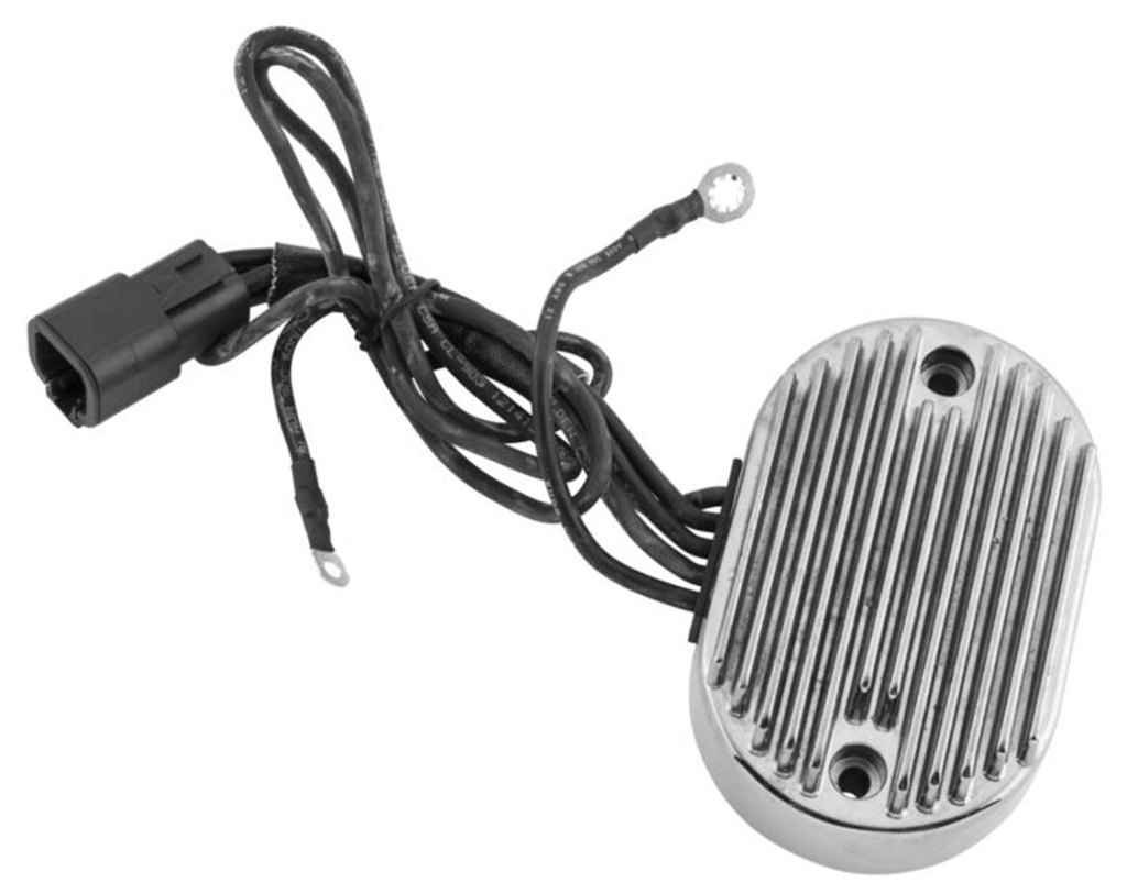 TWIN POWER ツインパワー レギュレーター ソフテイルモデル HARLEY-DAVIDSON ハーレーダビッドソン レギュレーター・レクチファイヤ 電装系 カラー：クローム (メーカー品番：498295)｜ウェビック　店