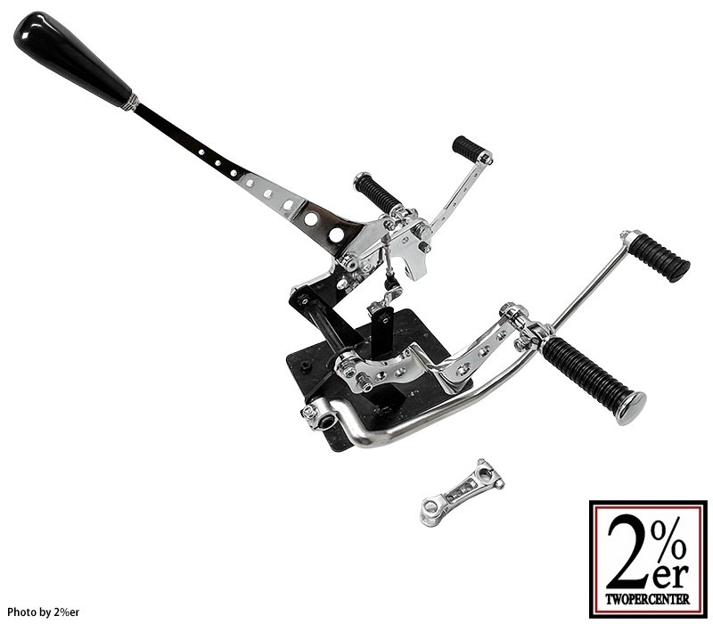 2%er ツーパーセンター ドリルドミッドハイ ジョッキーシフトキット SR400 SR500 YAMAHA ヤマハ ジョッキーシフト ステップ 足回り