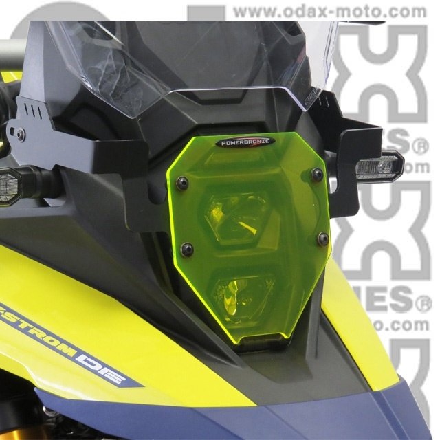 POWERBRONZE ヘッドライトレンズシールド【Pro】 V-STROM800DE SUZUKI スズキ ヘッドライトレンズシールド 外装|ウェビック 店