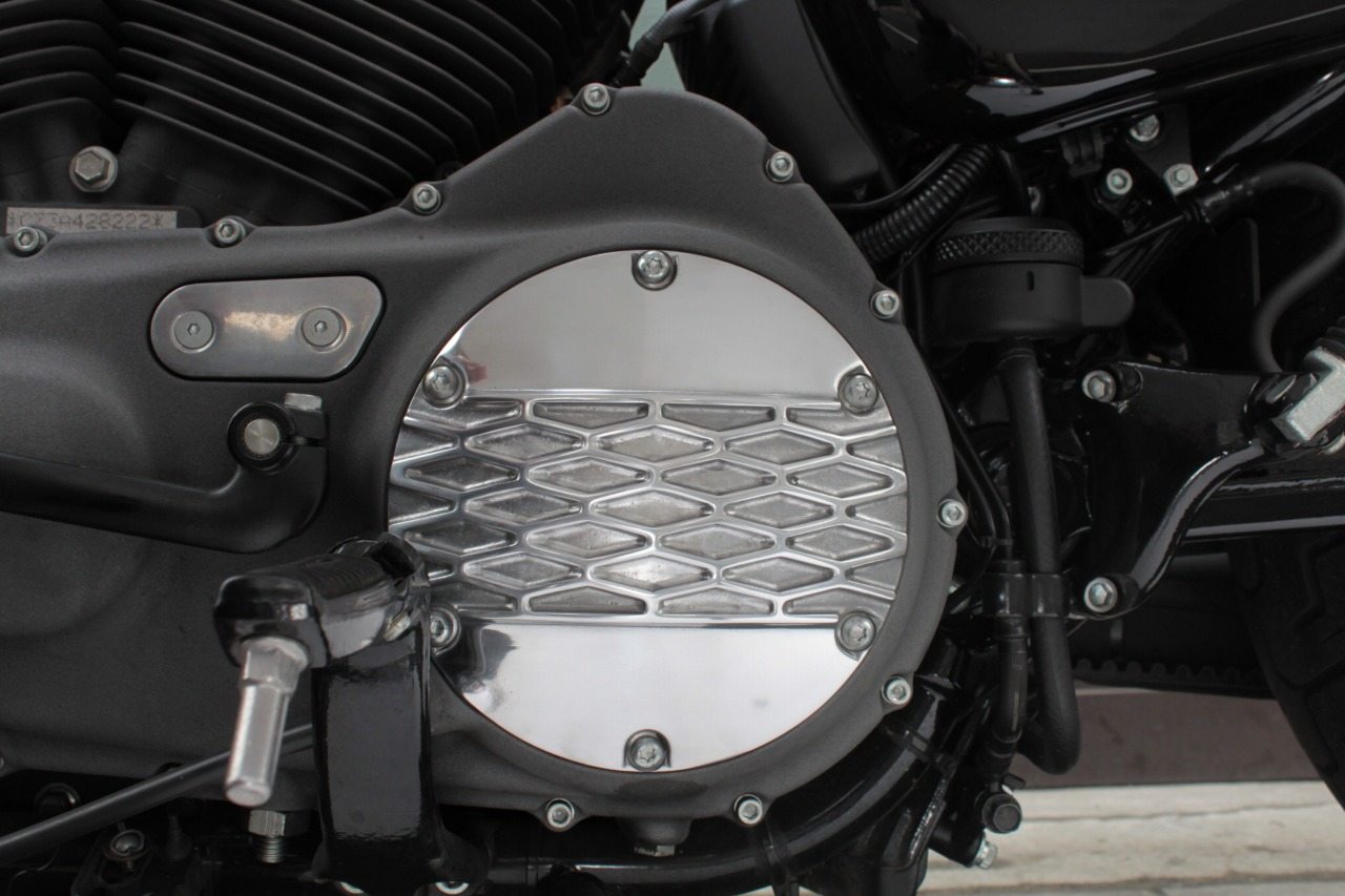 FORK フォーク Dia Derby Cover (6穴) sportster ’04- HARLEY-DAVIDSON ハーレーダビッドソン ダービーカバー エンジンパーツ エンジン カラー：ポリッシュ仕上げ