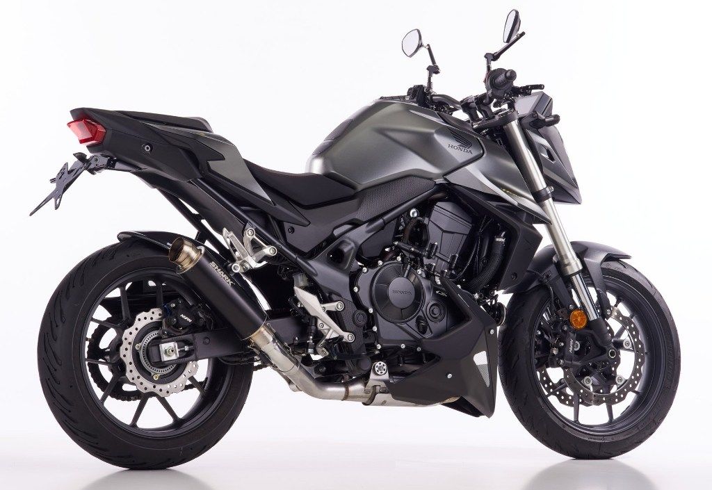 SHARK シャーク SRC 4 Slip on Exhaust (2-1) Super Short スリップオンマフラー CB750 Hornet HONDA ホンダ マフラー
