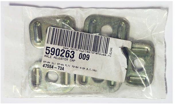 MCS エムシーエス AXLE ADJUSTER CAP XL 97-01 FLT 73-84 4-SP B.T.NU HARLEY-DAVIDSON ハーレーダビッドソン アクスルブロック・チェーンアジャスター 足回り