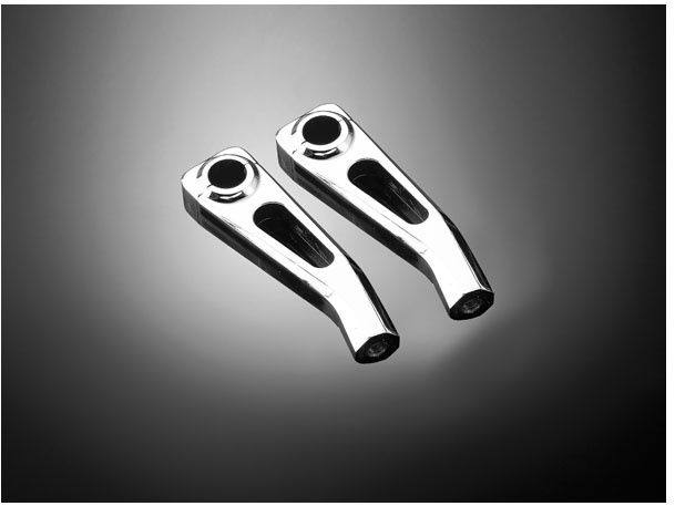 MCS エムシーエス 1インチ (25.4mm) ハンドルバー用 テックグライドライザー クローム ハンドルバー ハンドル|ウェビック 店
