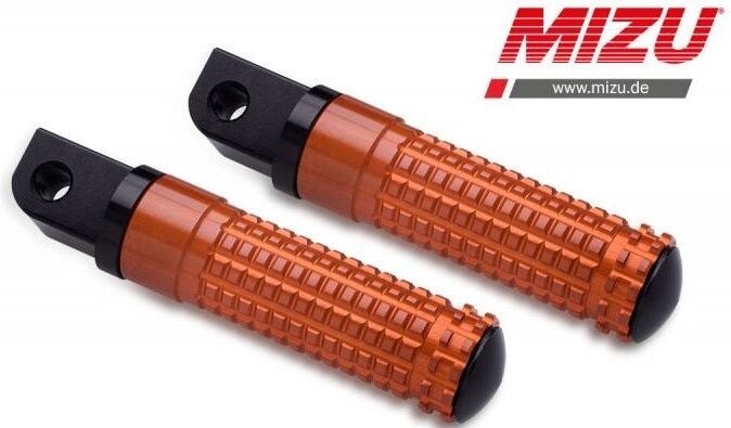 MiZU ミズ Race passenger’s footpeg,including ABE,Black/Orange HP4 R nineT Pure Racer Scrambler Urban G/S S1000RR S1000R BMW タンデムステップ・タンデムブラケット ステップ 足回り