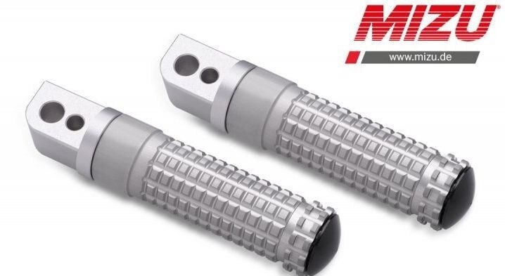 MiZU ミズ Race passenger’s footpeg，including ABE，Silver/Silver G310GS G310R BMW タンデムステップ・タンデムブラケット ステップ 足回り