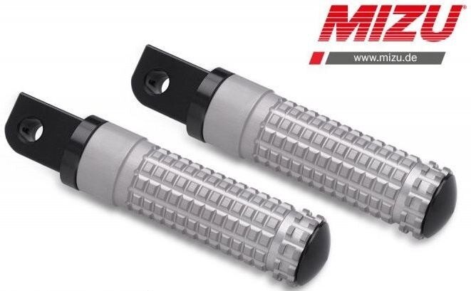 MiZU ミズ Race passenger’s footpeg，including ABE，Black/Silver YZF-R1 YAMAHA ヤマハ タンデムステップ・タンデムブラケット ステップ 足回り