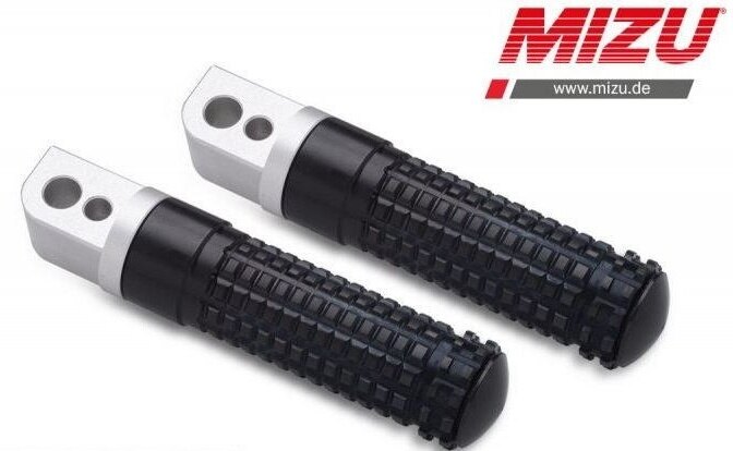 MiZU ミズ Race passenger’s footpeg，including ABE，Silver/Black GSX-R1100 SUZUKI スズキ タンデムステップ・タンデムブラケット ステップ 足回り