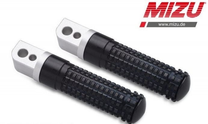 MiZU ミズ Race passenger’s footpeg，including ABE，Silver/Black GSX-R750 SUZUKI スズキ タンデムステップ・タンデムブラケット ステップ 足回り