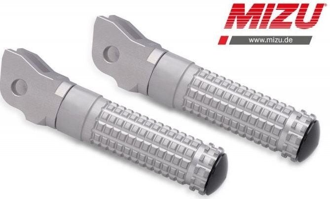 MiZU ミズ Race driver&rsquo;s footpeg，including ABE，Silver/Silver 125 DUKE 1290 SUPER GT R 390 690 SMC 690SMC 790 RC390 KTM フットペグ ステップ 足回り｜ウェビック　店 14,440円