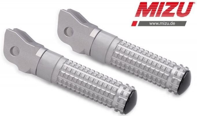 MiZU ミズ Race driver’s footpeg，including ABE，Silver/Silver DAYTONA600 DAYTONA650 DAYTONA900 SPRINT RS ST TIGER 955 TROPHY900 TRIUMPH トライアンフ フットペグ ステップ 足回り