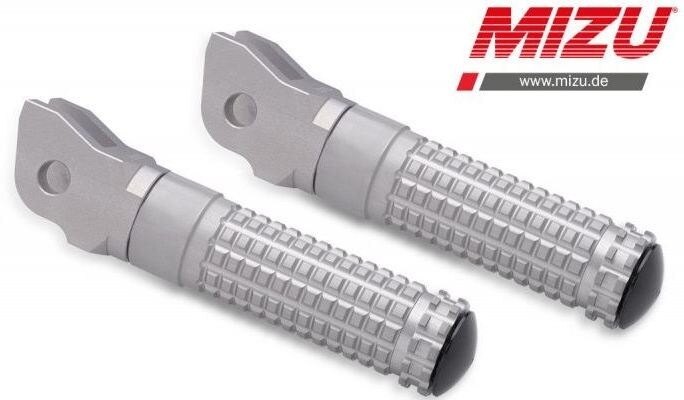 MiZU ミズ Race driver’s footpeg，including ABE，Silver/Silver 1290 SUPER ADVENTURE R S T 790 KTM フットペグ ステップ 足回り