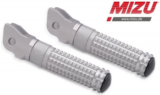 MiZU ミズ Race driver’s footpeg，including ABE，Silver/Silver YZF-R1 YAMAHA ヤマハ フットペグ ステップ 足回り