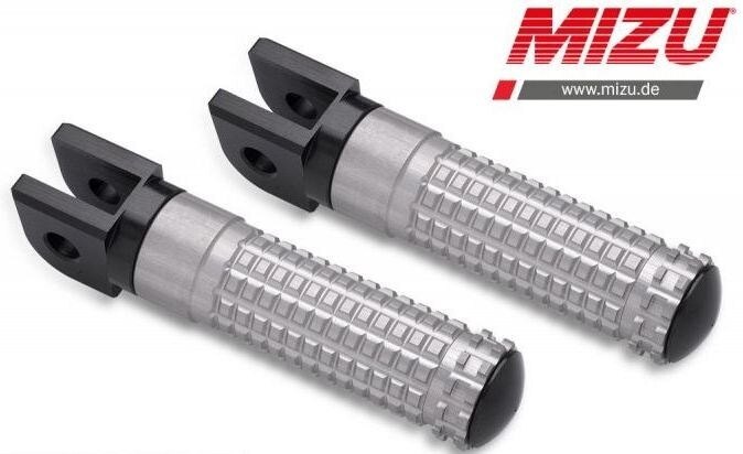 MiZU ミズ Race driver’s footpeg，including ABE，Black/Silver 690 SMC R KTM フットペグ ステップ 足回り
