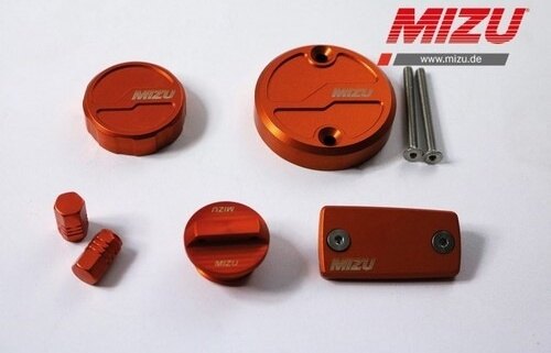 MiZU ミズ Pro Race design kit,Orange Anodize 690 DUKE R KTM その他汎用外装部品・ドレスアップパーツ 外装|ウェビック 店
