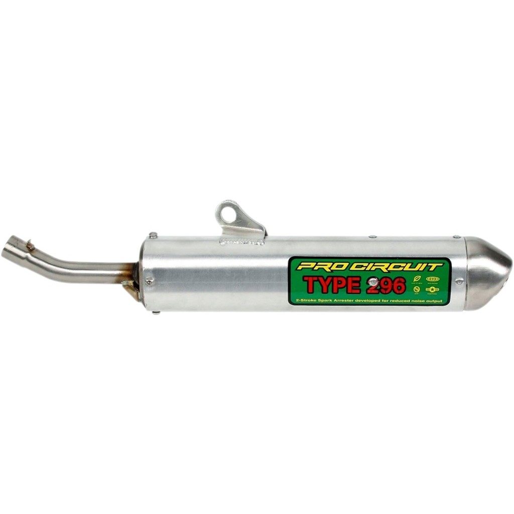 PRO CIRCUIT プロサーキット Type 296 Spark Arrestor Silencer スリップオンマフラー［SH02125-296］ CR125R HONDA ホンダ スリップオンマフラー マフラー