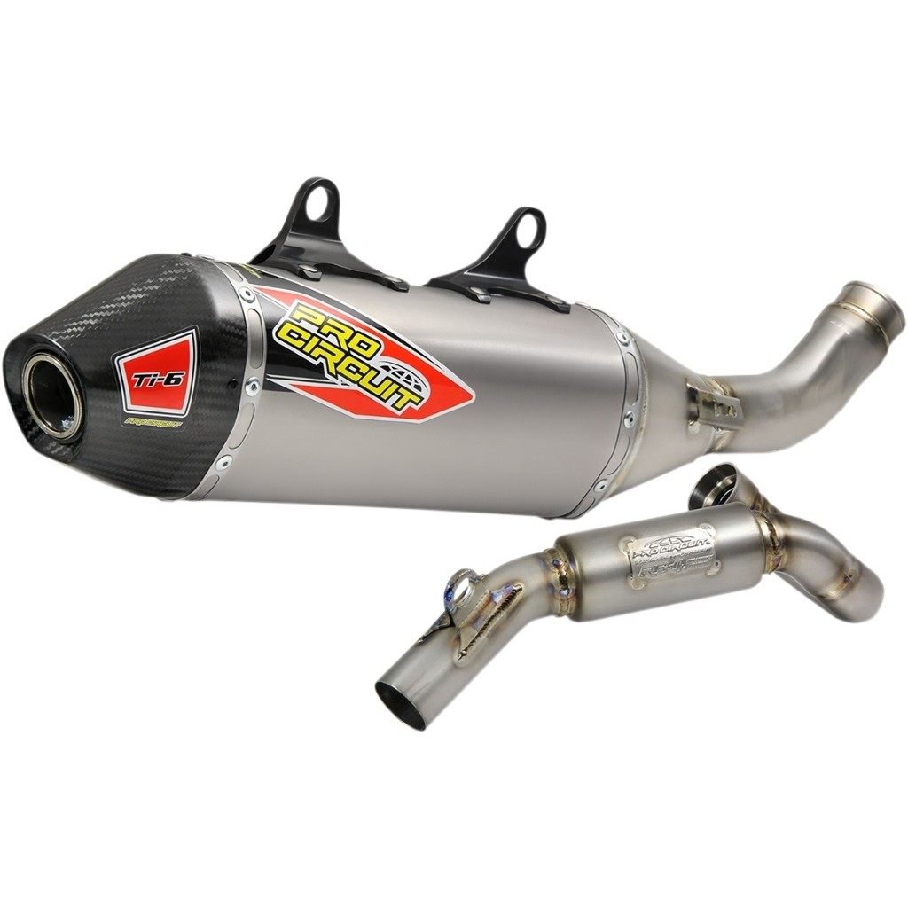 PRO CIRCUIT プロサーキット TI-6 Exhaust System フルエキゾーストマフラー［1820-1835］ MC 450F FC 450 Rockstar Edition SX-F XC-F GASGAS ガスガス HUSQVARNA ハスクバーナ KTM フルエキゾーストマフラー マフラー