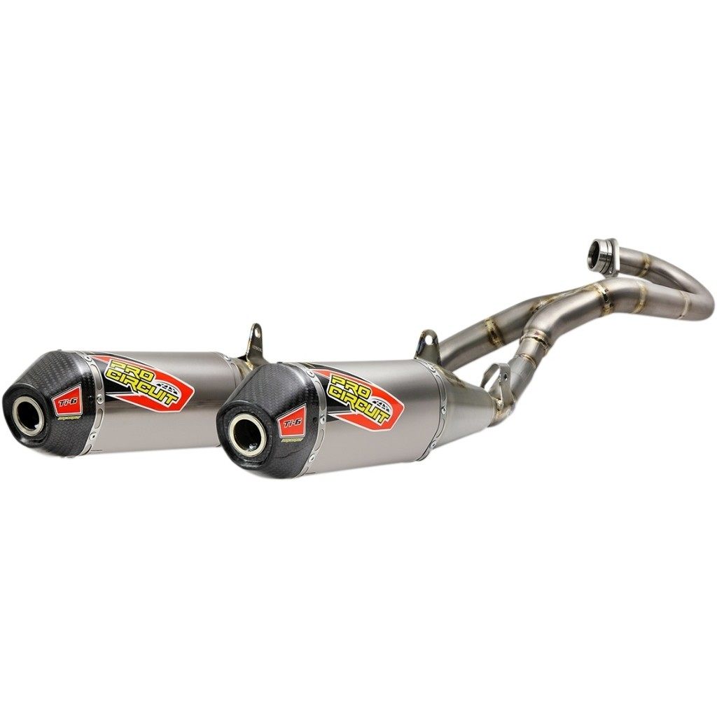 PRO CIRCUIT プロサーキット TI-6 Exhaust System フルエキゾーストマフラー［1820-1899］ CRF450R HONDA ホンダ フルエキゾーストマフラー マフラー｜ウェビック　店