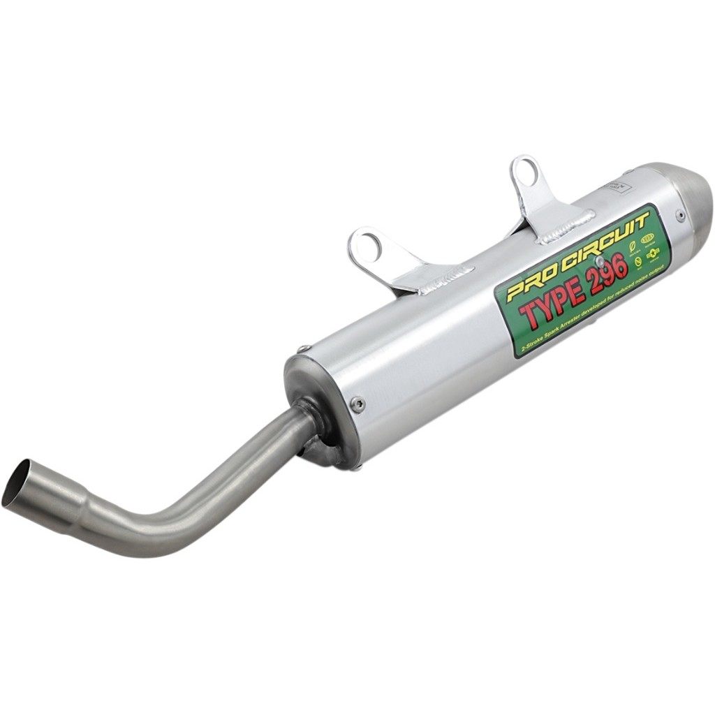 PRO CIRCUIT プロサーキット Type 296 Spark Arrestor Silencer スリップオンマフラー［1821-1897］ TC 250 TE 250i 300i TX SX XC-W TPI 300 XC Erzberodeo Six Days HUSQVARNA ハスクバーナ KTM スリップオンマフラー マフラー｜ウェビック　店