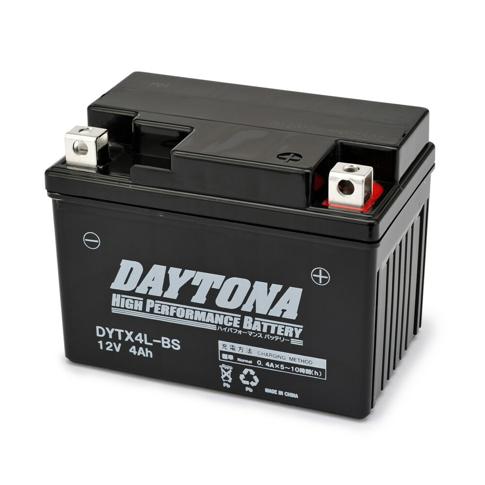 楽天市場】DAYTONA デイトナ ハイパフォーマンスバッテリー 液入り充電済 【DYTX9-BS】 : ウェビック 楽天市場店