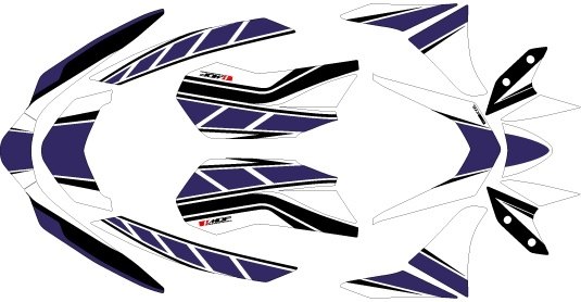 MDF エムディーエフ グラフィックキット ストロボモデル NMAX 125 155 YAMAHA ヤマハ 外装 タイプ：コンプリートセット(車両１台分のフルセット)