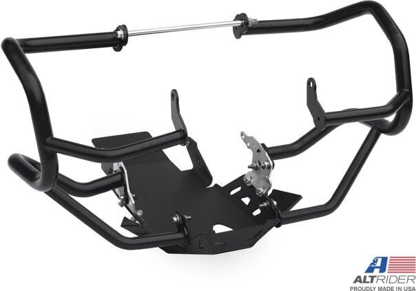 AltRider アルトライダー Crash Bar and Skid Plate System for the BMW R 1250 GS - Red/Silver | R118-2-1004 R1250GS エンジンガード フレーム