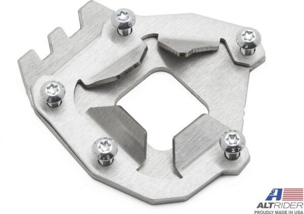 AltRider アルトライダー Altrider Side Stand Enlarger for the Yamaha Tenere 700 - Silver | T719-0-1101 サイドスタンド フレーム|ウェビック 店