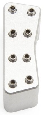 AltRider アルトライダー DualControl - 25.4mm Riser for Triumph Tiger 900 Rally / Pro Silver | TT99-1-2511 その他ステップオプション・補修部品 ステップ 足回り｜ウェビック　店