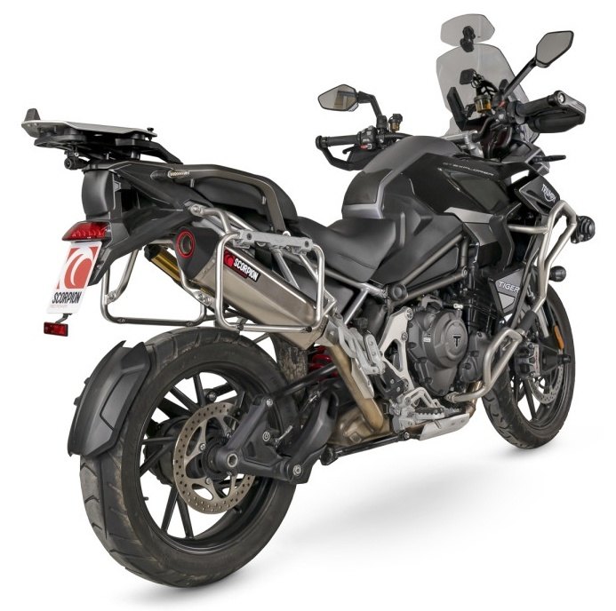 SCORPION スコーピオン セルケトパラレル スリップオンマフラー TIGER 1200 TRIUMPH トライアンフ マフラー