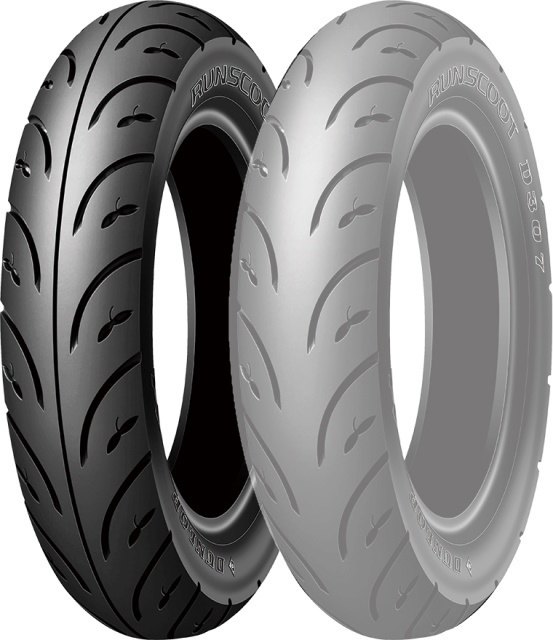 DUNLOP ダンロップ D307 【100/80-14 48P TL】 タイヤ オンロードタイヤ・スクーター/ミニバイク オンロードタイヤ