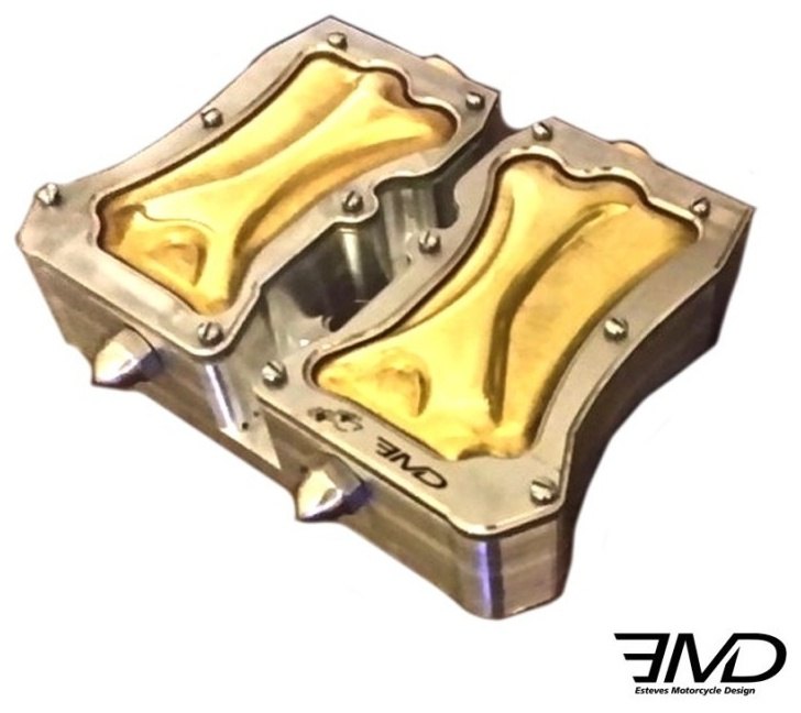部品屋K&W 【EMD】Performance ロッカーボックスカバー ツインカム HARLEY-DAVIDSON ハーレーダビッドソン ヘッドカバー エンジンパーツ エンジン｜ウェビック　店
