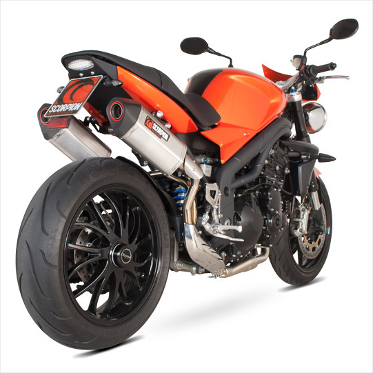 SCORPION スコーピオン セルケトパラレル ツイン スリップオンマフラー Speed Triple 1050 TRIUMPH トライアンフ マフラー