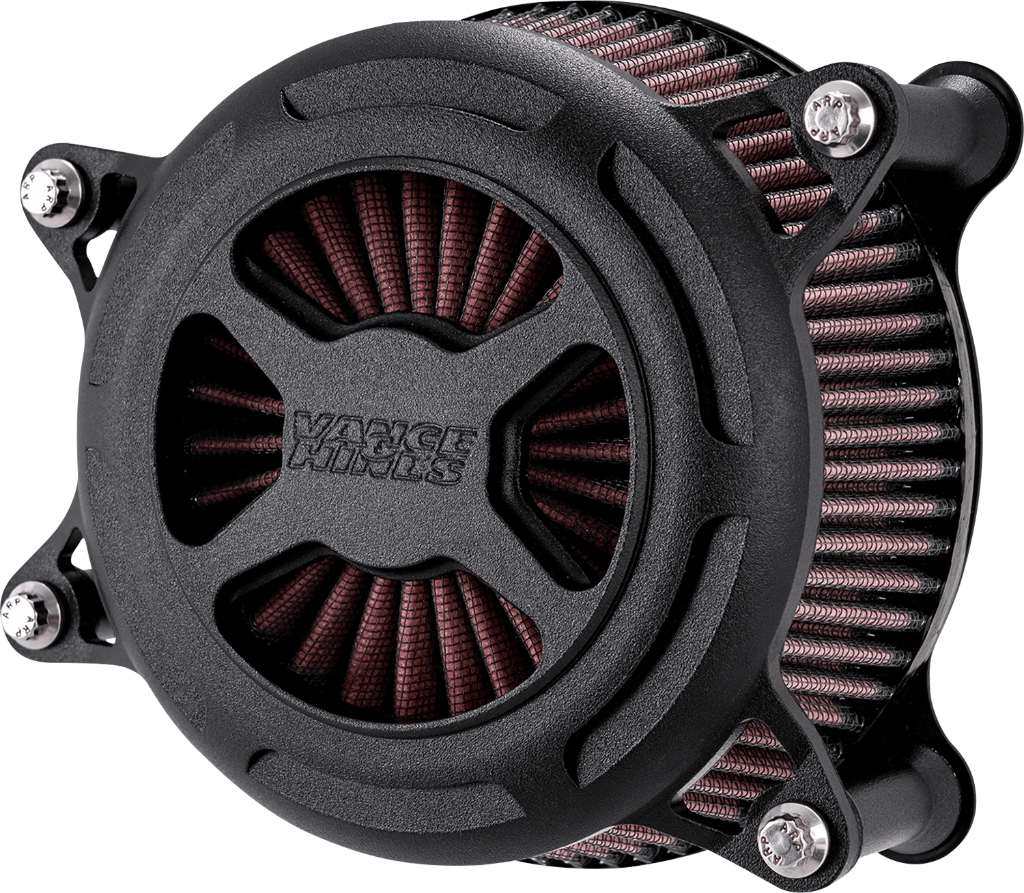 VANCE&HINES バンス&ハインズ VO2 X Air Cleaner HARLEY-DAVIDSON ハーレーダビッドソン エアクリーナーキット 吸気関連 エンジン Color／Finish：Black Wrinkle(Base Color：Black)［1010-2927］｜ウェビック　店